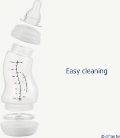 Difrax Anti-Colic S-Babyfles Natural - 170 Ml - Blossom/Roze -Zuigelingenvoeding 1042x1200