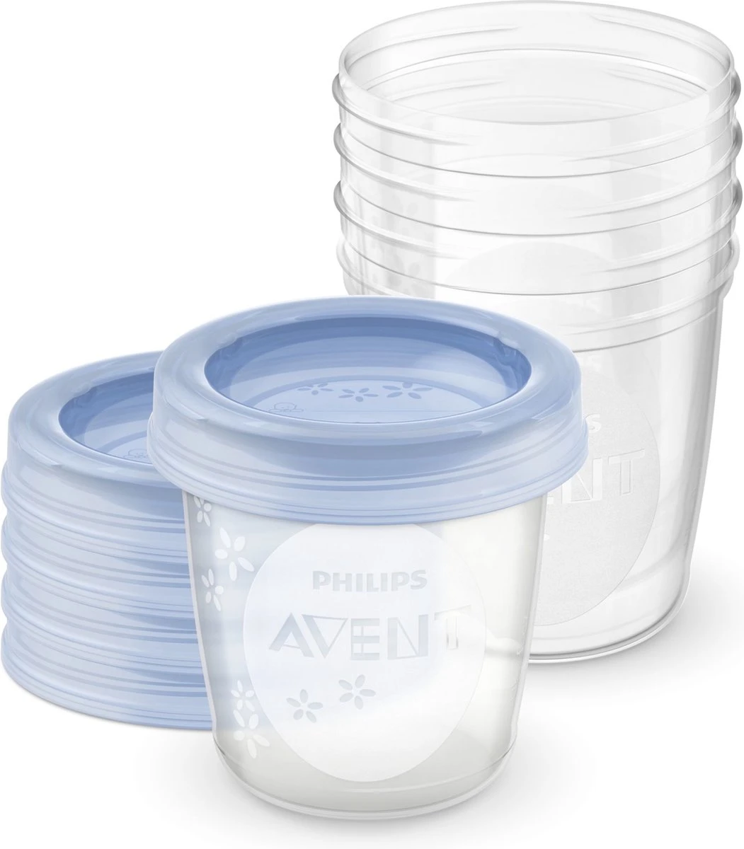 Philips Avent SCF619/05 Bewaarbekers Voor Babyvoeding - 180 Ml - 5 Stuks 11 Philips Avent SCF619/05 Bewaarbekers Voor Babyvoeding - 180 Ml - 5 Stuks - Afbeelding 9