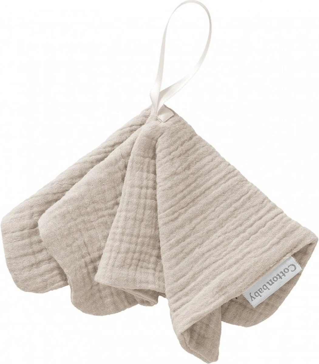 Cottonbaby - Speendoekje - Soft - Zand 3 Cottonbaby - Speendoekje - Soft - Zand