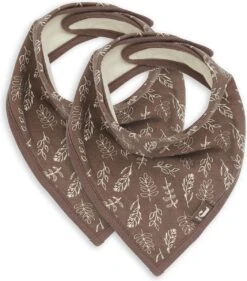 Jollein Slab Bandana Meadow - Chestnut - 2 Stuks