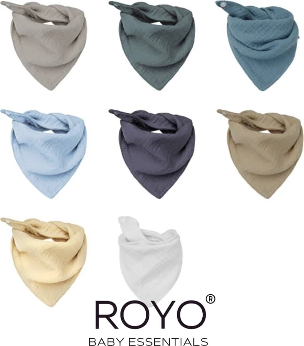 Set Van 8 Blauw/grijs Slabbetjes - 100% Organisch Katoen - Bandana Slab - Hydrofiel - Slabber - Kwijl Slabbetjes - Slabbertjes Baby - Kraamcadeau Jongen 3 Set Van 8 Blauw/grijs Slabbetjes - 100% Organisch Katoen - Bandana Slab - Hydrofiel - Slabber - Kwijl Slabbetjes - Slabbertjes Baby - Kraamcadeau Jongen