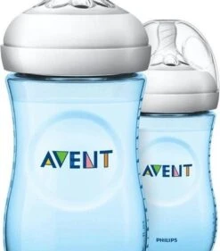 Philips Avent Natural Babyfles - SCF035/27 Babyfles (1m+) Voor Langzame Toevoer - 2x -Zuigelingenvoeding 1056x1200