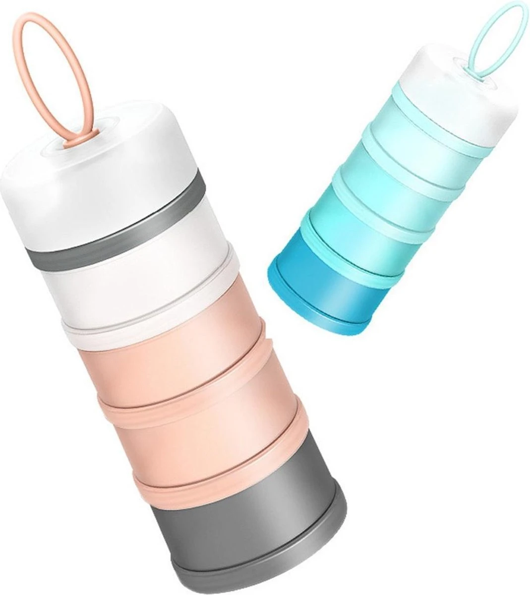 Merkloos Melkpoeder Toren - Melkpoeder Doseerdoosjes - Babyvoeding - Bewaarbakjes - Schenktuit - BPA Vrij - Meenemen En Bewaren - Dispenser - Melkpoeder - Snacks - 4 Laags - Family Favorites - Kraamcadeau - ROZE 3 Merkloos Melkpoeder Toren - Melkpoeder Doseerdoosjes - Babyvoeding - Bewaarbakjes - Schenktuit - BPA Vrij - Meenemen En Bewaren - Dispenser - Melkpoeder - Snacks - 4 Laags - Family Favorites - Kraamcadeau - ROZE