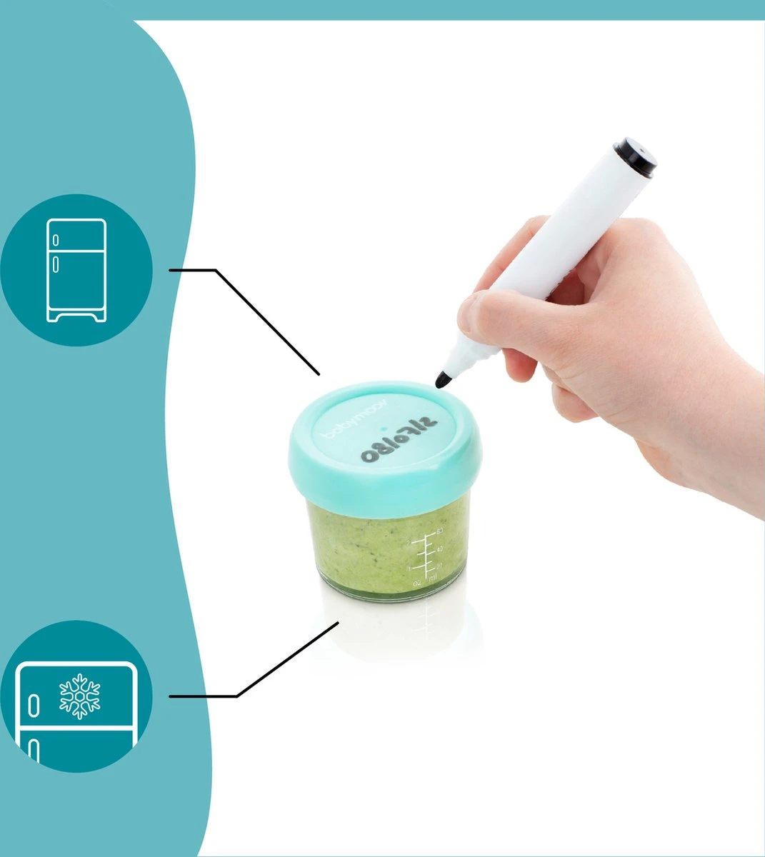 BabyMoov Glazen Babybols Multiset 240mlx4, 120mlx4 14 BabyMoov Glazen Babybols Multiset 240mlx4, 120mlx4 - Afbeelding 12