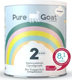Pure Goat Company - Opvolgmelk 2 - Biologische Flesvoeding Op Basis Van Volle Geitenmelk - 800 Gram 27 Pure Goat Company - Opvolgmelk 2 - Biologische Flesvoeding Op Basis Van Volle Geitenmelk - 800 Gram -Zuigelingenvoeding 1073x1200