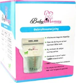 Moedermelk Bewaarzakjes - 60 Stuks - 180 Ml - BPA Vrij - Steriel - Borstvoeding Zakjes Met Schenktuit - Invriezen - Babyvoeding - Melk - Afsluitbaar -Zuigelingenvoeding 1091x1200