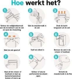 Mogi Products-Moedermelk Bewaarzakjes - 130 Stuks- Met Schenktuit - Borstvoeding Bewaarzakjes - Lekvrij - Koelkast En Vriezer - BPA Vrij - 200 Ml 14 Mogi Products-Moedermelk Bewaarzakjes - 130 Stuks- Met Schenktuit - Borstvoeding Bewaarzakjes - Lekvrij - Koelkast En Vriezer - BPA Vrij - 200 Ml -Zuigelingenvoeding 1104x1200