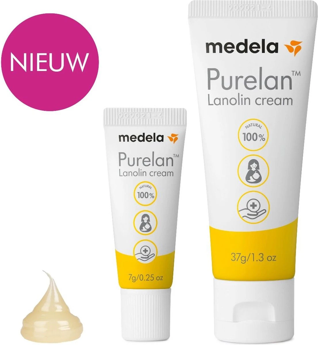 Medela Purelan Tepelzalf Lanoline Tepelcreme Snelle Verlichting Bij Pijnlijke Tepels - Tube 7gr 18 Medela Purelan Tepelzalf Lanoline Tepelcreme Snelle Verlichting Bij Pijnlijke Tepels - Tube 7gr - Afbeelding 16