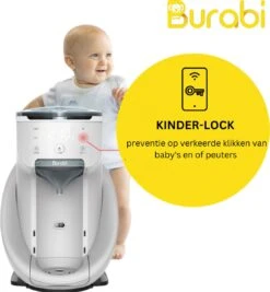BURABI Automatische Baby Fles Maker | Fles Voeding Apparaat | Baby Senseo | Met App | Baby Verzorging | Baby Melk | Fles Bereiding | Babymelk | Baby Voeding -Zuigelingenvoeding 1111x1200 5