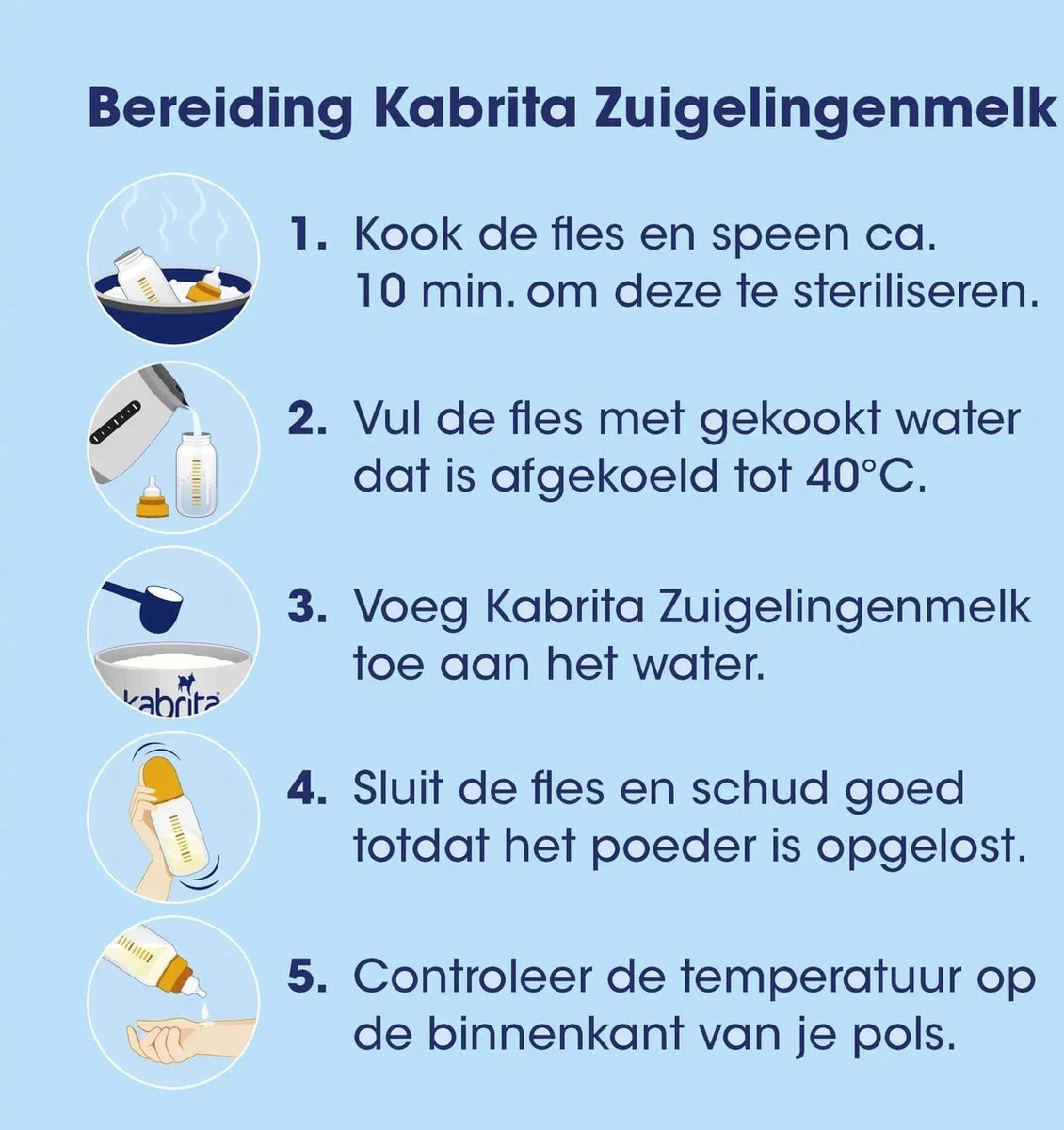 Kabrita 1 Zuigelingenmelk - Zuigelingenvoeding 0-6 Maanden - 800g 4 Kabrita 1 Zuigelingenmelk - Zuigelingenvoeding 0-6 Maanden - 800g - Afbeelding 2