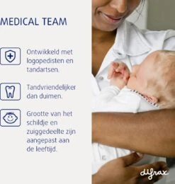 Difrax Fopspeen 20+ Maanden Natural - Geel/Roze/Groen/Blauw - 4 Stuks -Zuigelingenvoeding 1142x1200