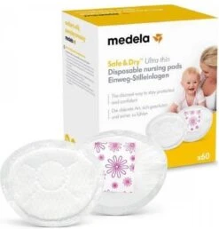Medela Ultra Thin Zoogcompressen Wegwerp Individueel Verpakt Extra Dun Voor Weinig Hoeveelheden Lekkende Moedermelk - 60 Stuks -Zuigelingenvoeding 1147x1200 6