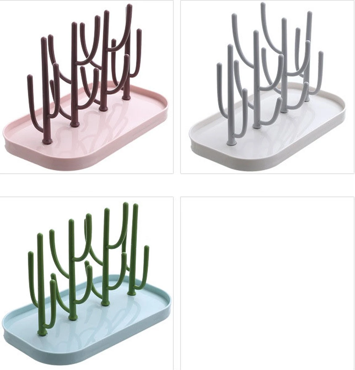 Ever Home Flessen Droogrek - Baby Flessenrek - Afdruiprek Baby - Droogrek - Drying Rack - Blauw 6 Ever Home Flessen Droogrek - Baby Flessenrek - Afdruiprek Baby - Droogrek - Drying Rack - Blauw - Afbeelding 4