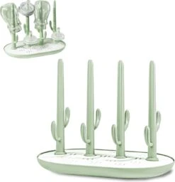 Bebaa® Flessen Droogrek Met Lekbak – Voor Baby Flessen & Flesvoedingsaccessoires