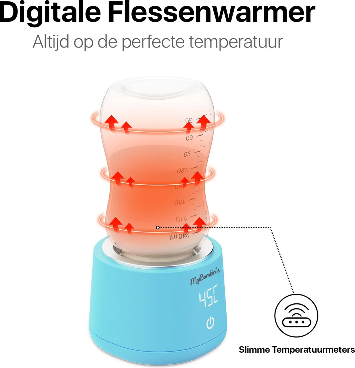 MyBambini's Bottle Warmer Pro™ - Draagbare Baby Flessenwarmer Voor Onderweg - Blauw - Geschikt Voor Smalle Hals Flessen Van Dr. Brown's, Difrax, Medela & Nanobebe 11 MyBambini's Bottle Warmer Pro™ - Draagbare Baby Flessenwarmer Voor Onderweg - Blauw - Geschikt Voor Smalle Hals Flessen Van Dr. Brown's, Difrax, Medela & Nanobebe - Afbeelding 9