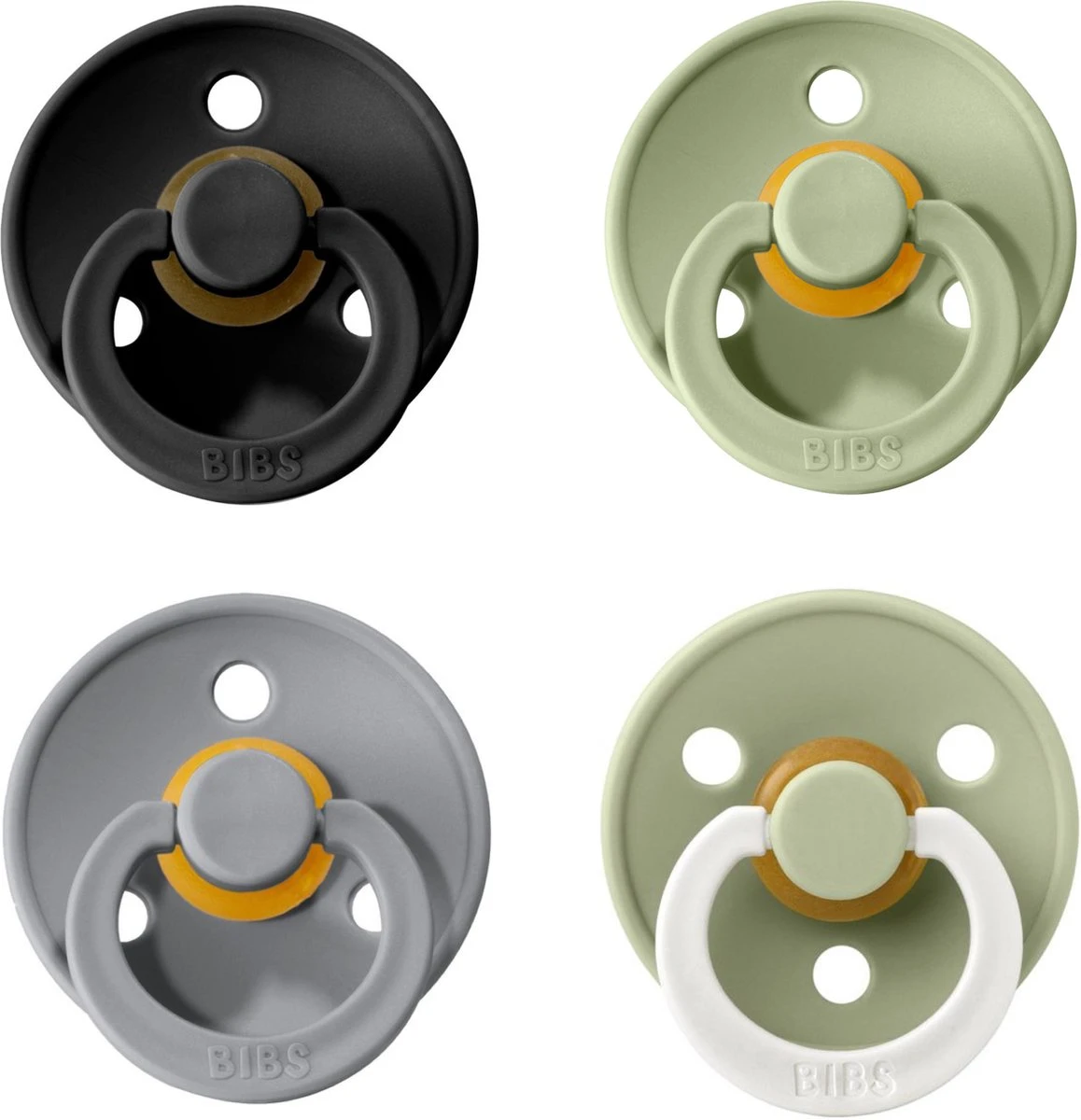 Bibs Fopspeen 18+ Maanden|Set 4 Stuks|Sage, Midnight Blue, Oker, Cloud| Maat 3 | T3 3 Bibs Fopspeen 18+ Maanden|Set 4 Stuks|Sage, Midnight Blue, Oker, Cloud| Maat 3 | T3