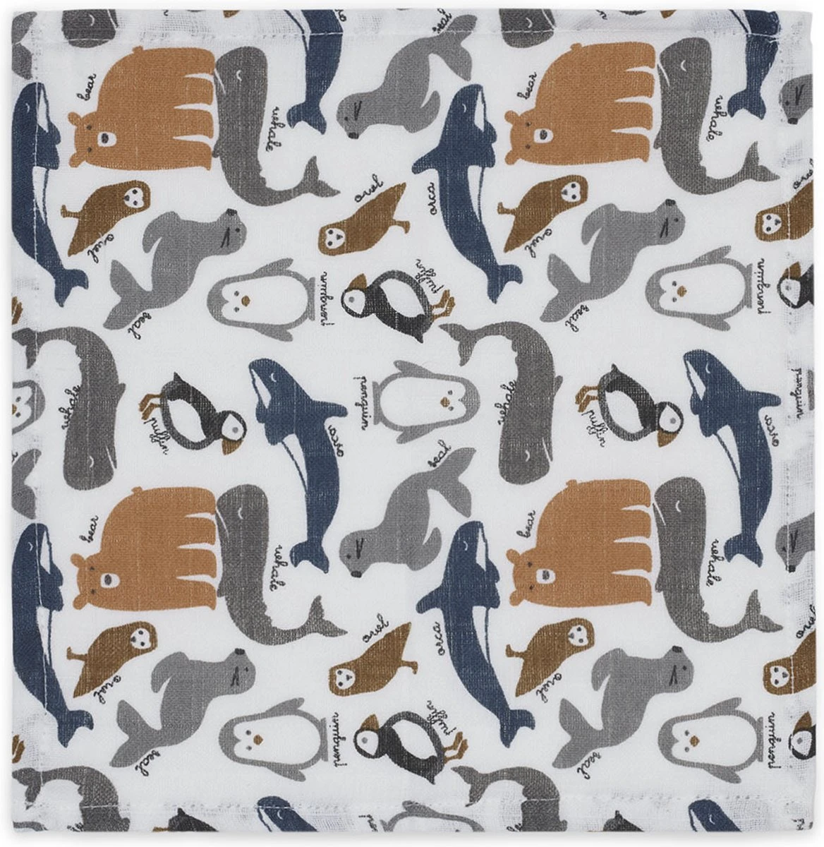 Jollein Hydrofiel Monddoekje Polar - 3 Stuks 6 Jollein Hydrofiel Monddoekje Polar - 3 Stuks - Afbeelding 4