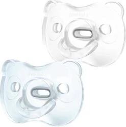 Medela Baby Fopspeen Soft Silicone Superzacht Lichtgewicht Eendelig - Soft Blue - 0-6 Maanden - 2 Stuks