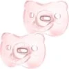 Medela Baby Fopspeen Soft Silicone Superzacht Lichtgewicht Eendelig - Soft Pink - 6-18 Maanden - 2 Stuks -Zuigelingenvoeding 1194x1200