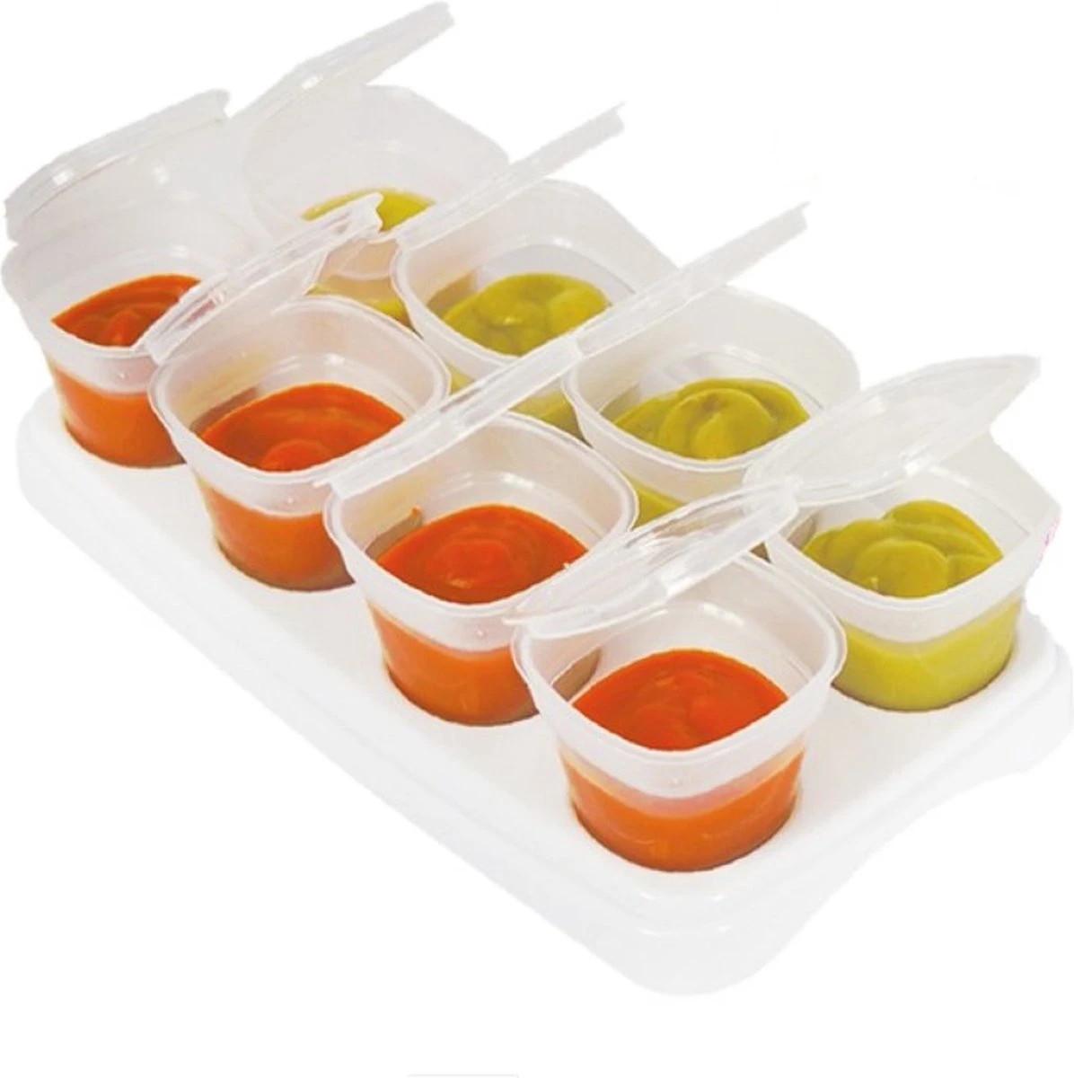 FIRST STEPS - Borstvoeding En Babyvoeding Bewaarbakjes - Babyvoeding Invriezen In Diepvriesbakjes 4 FIRST STEPS - Borstvoeding En Babyvoeding Bewaarbakjes - Babyvoeding Invriezen In Diepvriesbakjes - Afbeelding 2