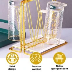 Flessenrek - Droogrek Babyfles - Flessen Rek Baby - Flessendroogrek Met Opvangbak - Afdruiprek - Afwasrek - Flessenrekje - Lekbak - Égouttoir - Goude Droogrek - Vetalo 22 Flessenrek - Droogrek Babyfles - Flessen Rek Baby - Flessendroogrek Met Opvangbak - Afdruiprek - Afwasrek - Flessenrekje - Lekbak - Égouttoir - Goude Droogrek - Vetalo -Zuigelingenvoeding 1196x1200 6