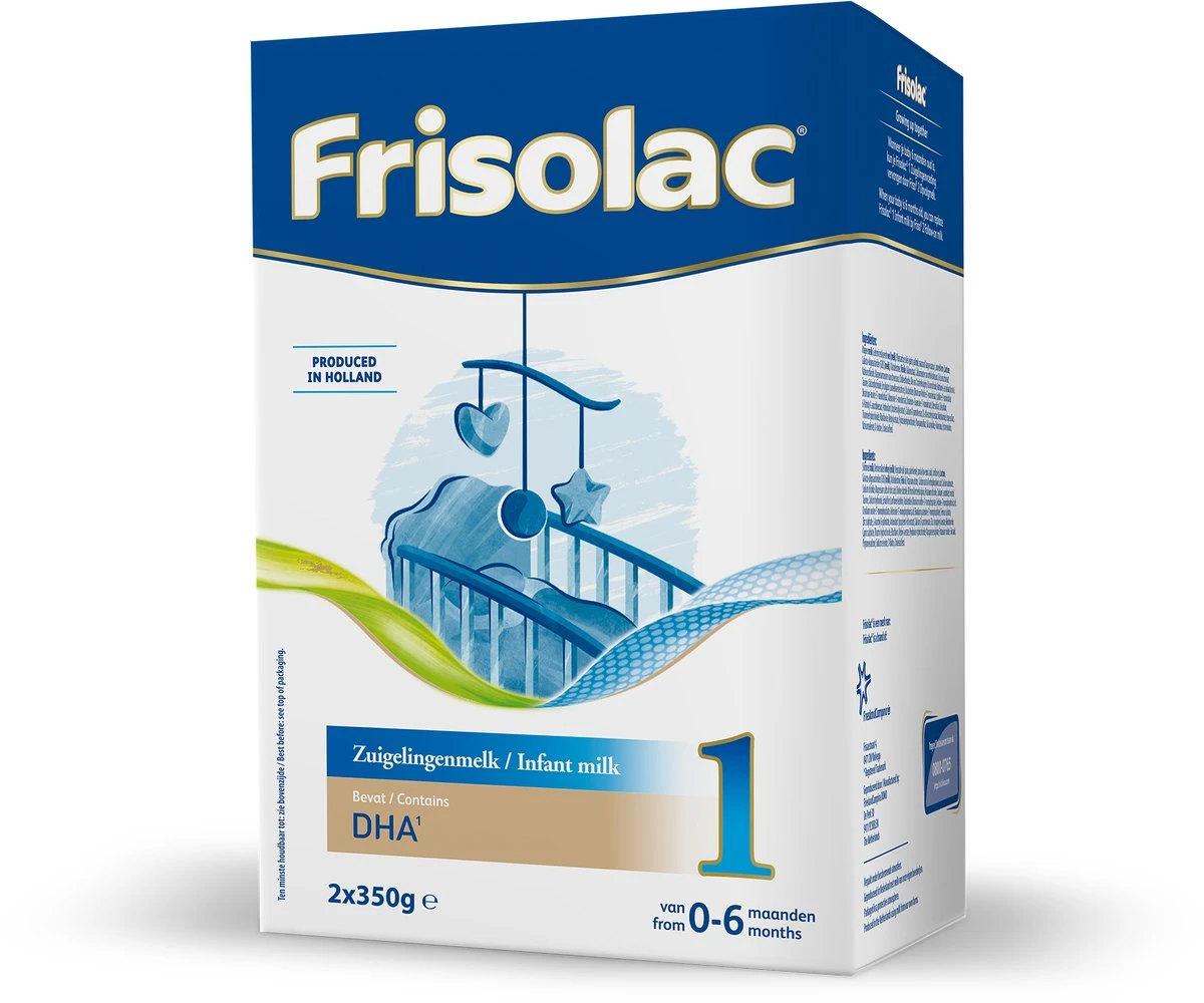 Frisolac 1 - Babyvoeding - 0 Tot 6 Maanden - 700g - Doos 3 Frisolac 1 - Babyvoeding - 0 Tot 6 Maanden - 700g - Doos