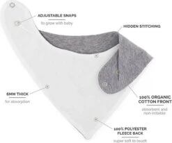 Set Van 6 Multicolor Slabbetjes - 100% Organisch Katoen & Fleece - Bandana Slab - Slabber - Kwijl Slabbetjes - Slabbertjes Baby - Kraamcadeau Jongen - Meisje -Zuigelingenvoeding 1200x1003 1