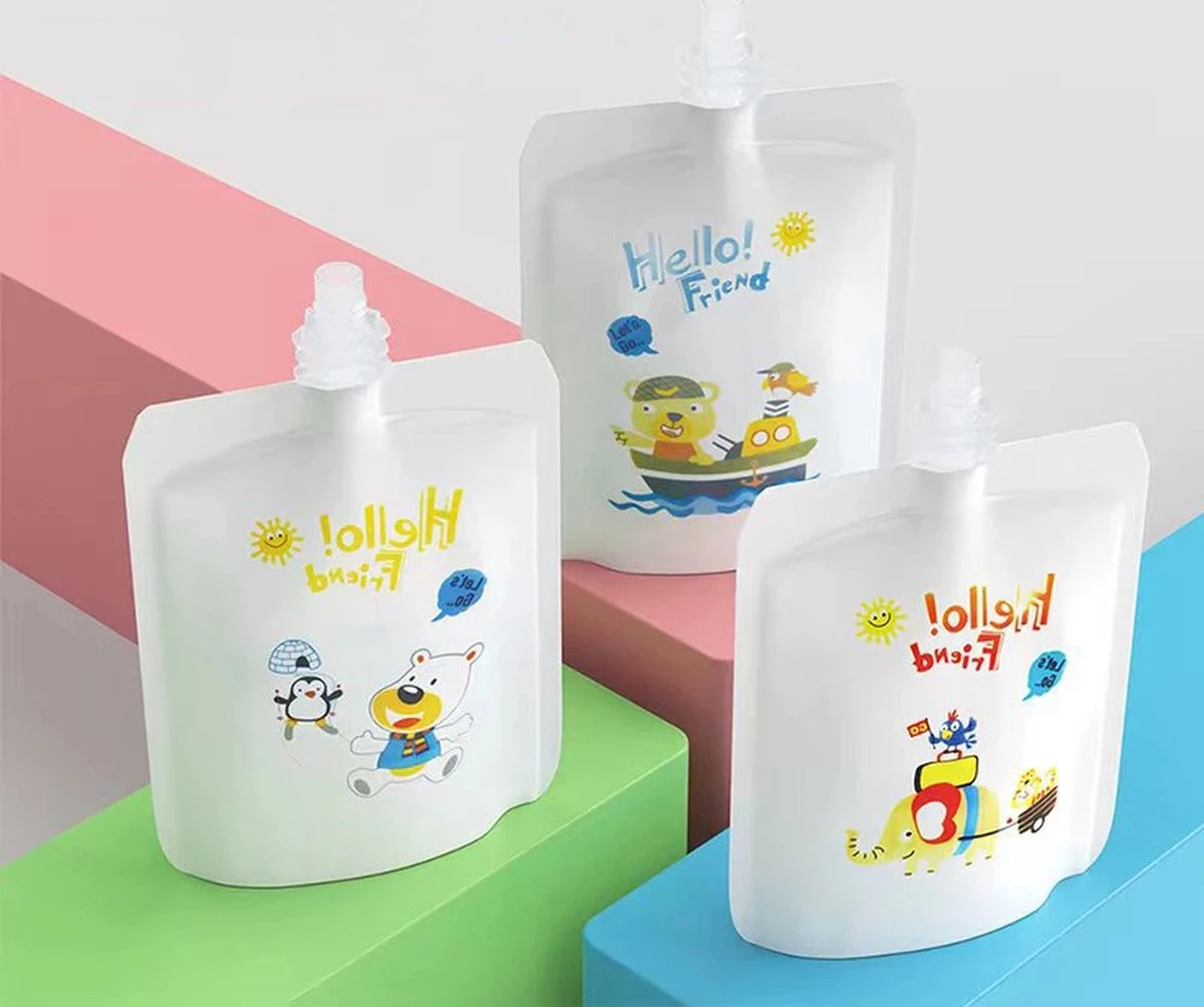 Merkloos Baby Voeding Knijpzakjes - Hervulbare Knijpzakjes - Knijpfruit - Herbruikbare Knijpzakjes - Babyvoeding Knijpzakje - Babyvoeding - Fruit Vulling Apparaat - Puree Knijpzakjes - Fruit Dispenser Groen - Voeding Zakjes 4 Merkloos Baby Voeding Knijpzakjes - Hervulbare Knijpzakjes - Knijpfruit - Herbruikbare Knijpzakjes - Babyvoeding Knijpzakje - Babyvoeding - Fruit Vulling Apparaat - Puree Knijpzakjes - Fruit Dispenser Groen - Voeding Zakjes - Afbeelding 2