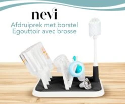 Nevi Afdruiprek Met Lekbak - Afdruipmat Voor 10 Flessen - Opvouwbaar Droogrek Babyfles - Inclusief Afwasborstel 29 Nevi Afdruiprek Met Lekbak - Afdruipmat Voor 10 Flessen - Opvouwbaar Droogrek Babyfles - Inclusief Afwasborstel -Zuigelingenvoeding 1200x1005 2