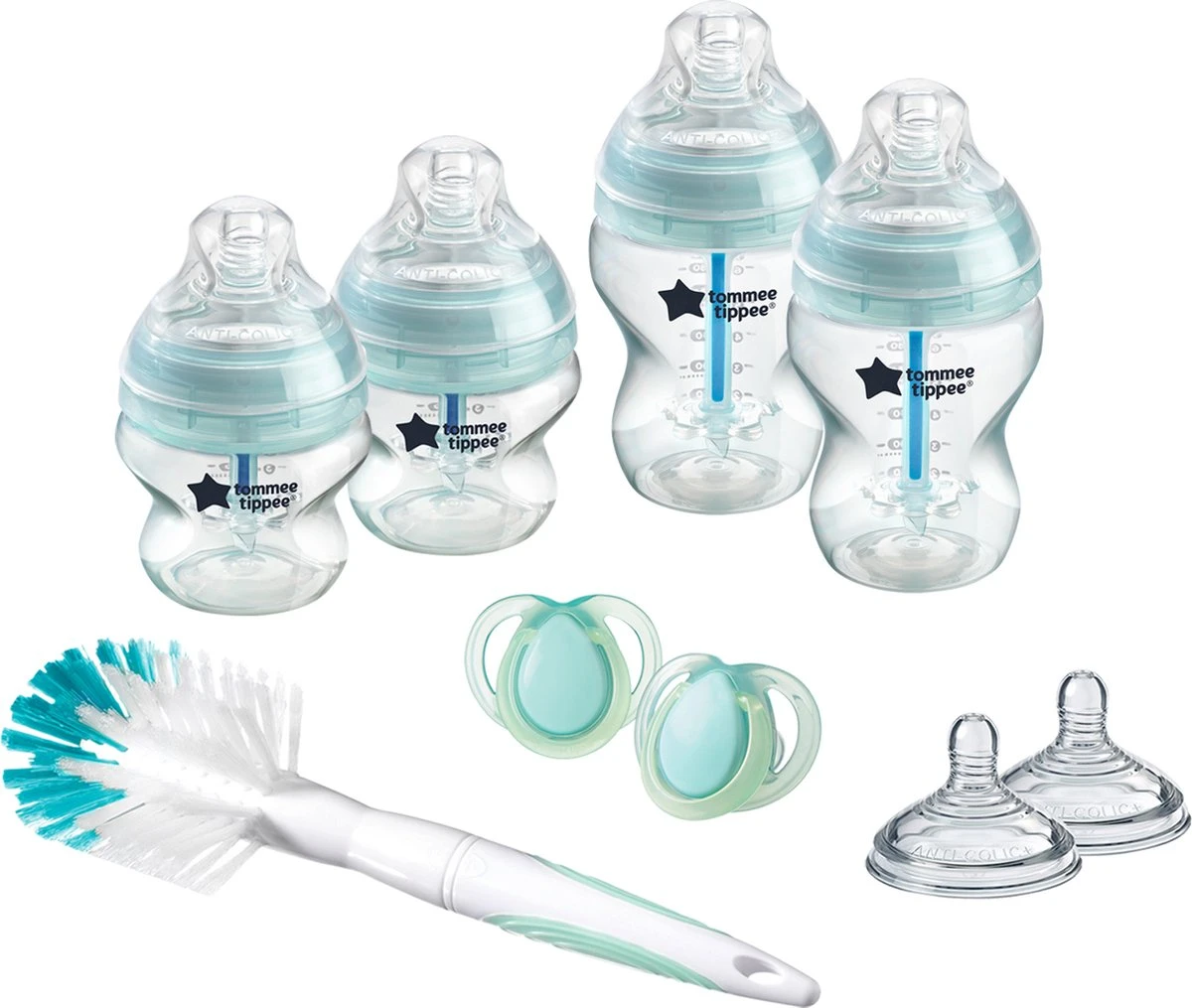 Tommee Tippee Anti-Koliek Babyflessen Startpakket Voor Pasgeborenen 3 Tommee Tippee Anti-Koliek Babyflessen Startpakket Voor Pasgeborenen