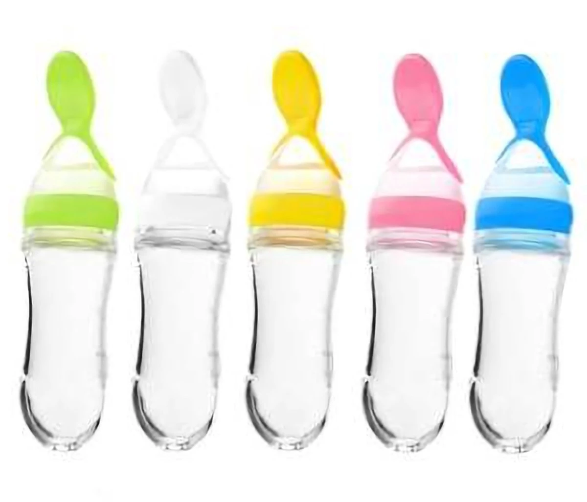 Merkloos Baby Fles - Lepel - Knijpfles Voedingslepel ROZE 3 Merkloos Baby Fles - Lepel - Knijpfles Voedingslepel ROZE