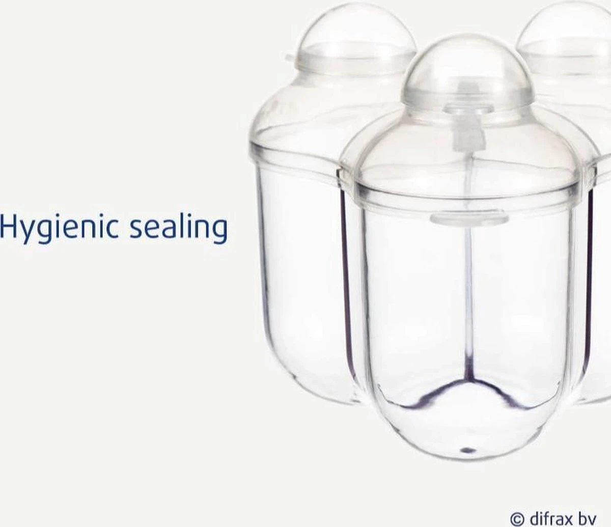 Difrax - Drievaks Melkpoeder Doosje 6 Difrax - Drievaks Melkpoeder Doosje - Afbeelding 4