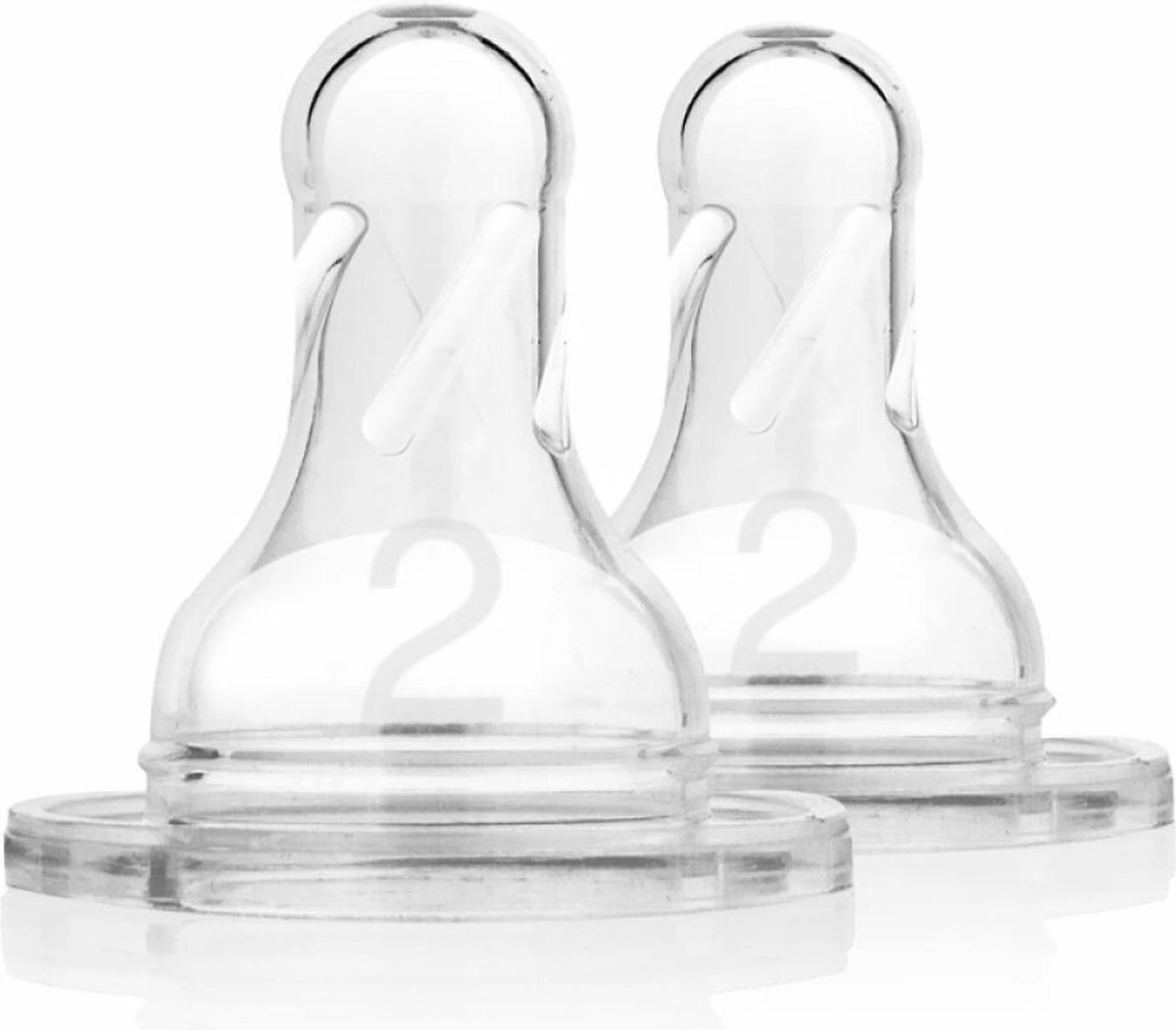 Dr. Brown's Fles Speen Standaard - Fase 2 - 2 Stuks 3 Dr. Brown's Fles Speen Standaard - Fase 2 - 2 Stuks