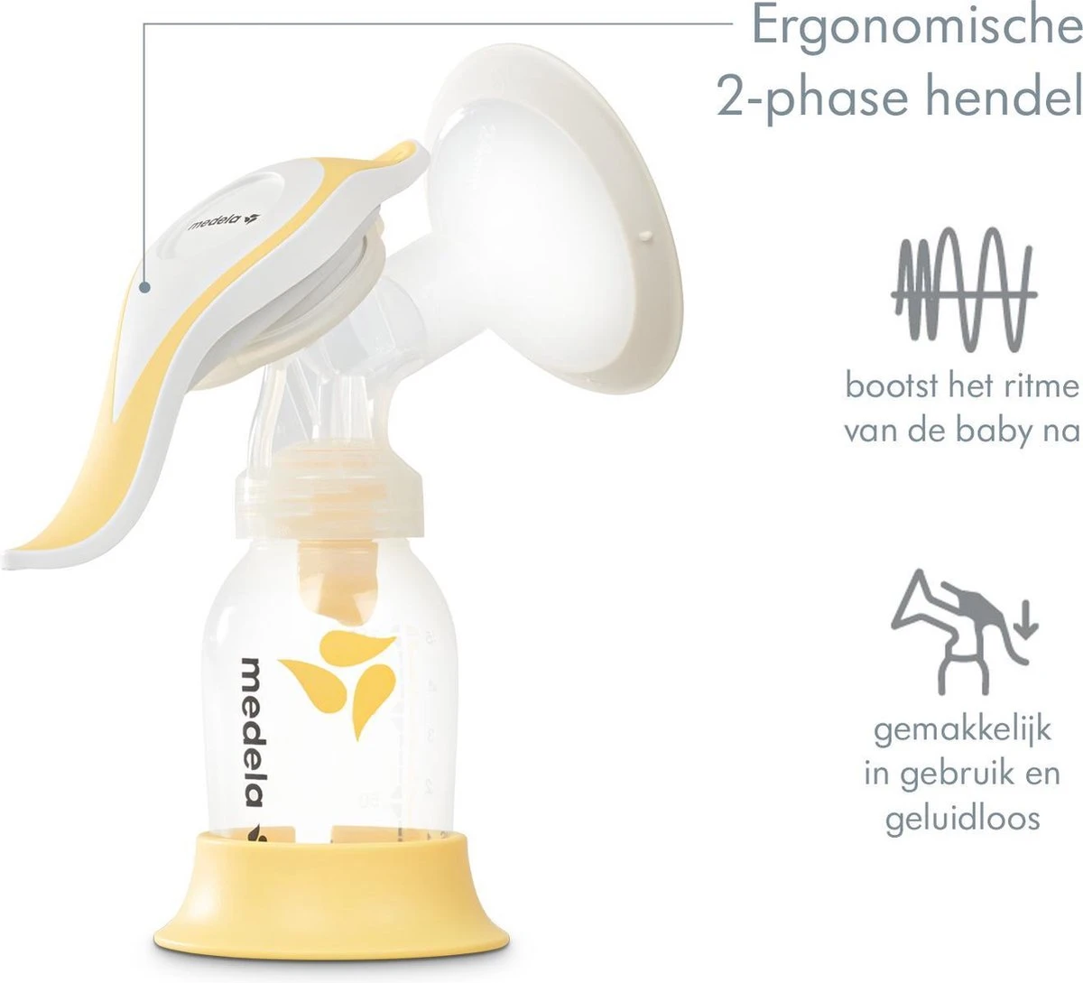 Medela Harmony Borstkolf Kolfapparaat Handkolf - Zonder Stroom Compact 15 Medela Harmony Borstkolf Kolfapparaat Handkolf - Zonder Stroom Compact - Afbeelding 13