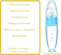 Biberoia® Knijpfles Met Lepel – Drinkfles - Baby / Kinderbestek - Kraamcadeau – Babyshower – Blauw 11 Biberoia® Knijpfles Met Lepel – Drinkfles - Baby / Kinderbestek - Kraamcadeau – Babyshower – Blauw -Zuigelingenvoeding 1200x1091 2