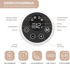 Sobia® Go Comfort - Handsfree Borstkolf - Incl. 40 Moedermelk Bewaarzakjes - BPA Vrij - 2 Stuks - Oplaadbaar - Luxe Comfort Kolfset - Incl. Borstvoeding E-Book -Zuigelingenvoeding 1200x1095 2