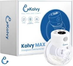 Kolvy® Max Draadloze Elektrische Borstkolf - Intelligente Kolfapparaten - Handsfree Breast Pump - USB Oplaadbaar - Professioneel - LCD Scherm - Incl. 3 Maten -Zuigelingenvoeding 1200x1098 2