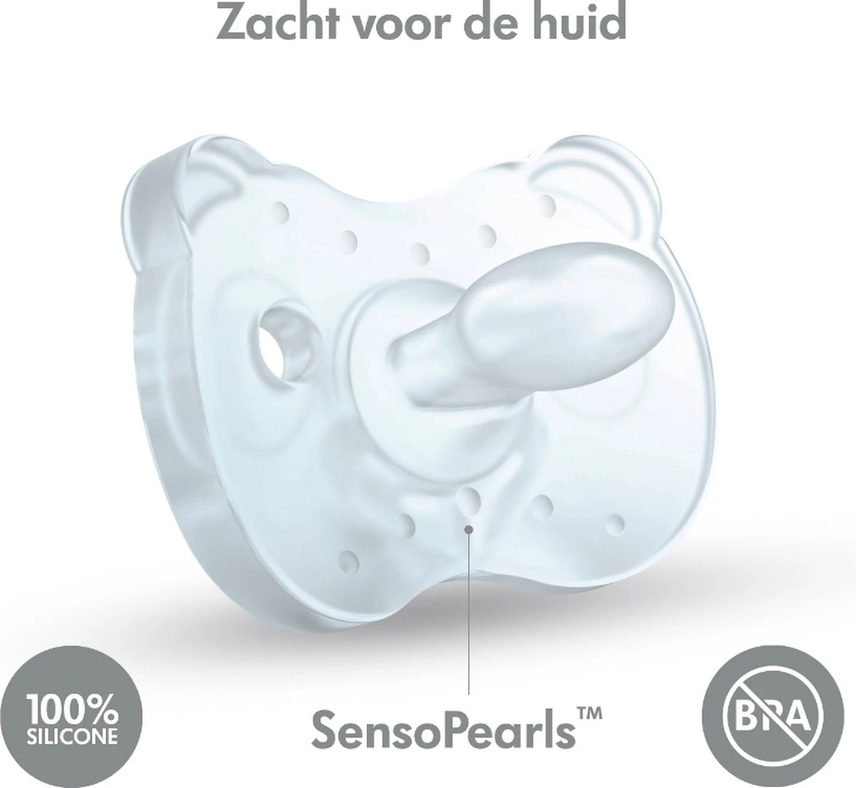 Medela Baby Fopspeen Soft Silicone Superzacht Lichtgewicht Eendelig - Transparant - 0-6 Maanden - 1 Stuks 6 Medela Baby Fopspeen Soft Silicone Superzacht Lichtgewicht Eendelig - Transparant - 0-6 Maanden - 1 Stuks - Afbeelding 4