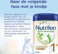 Nutrilon Melk & Plantaardig 2 - Opvolgzuigelingenvoeding 6-12 Maanden - 800 Gram 23 Nutrilon Melk & Plantaardig 2 - Opvolgzuigelingenvoeding 6-12 Maanden - 800 Gram -Zuigelingenvoeding 1200x1105 2