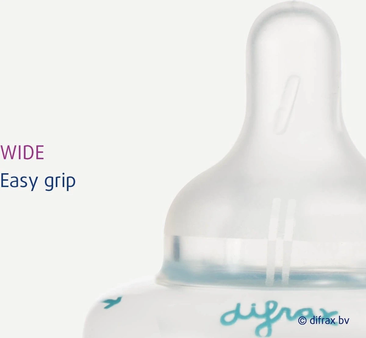 Difrax 1-2-3 Natural Flessenring Met Flessenspeen Voor Smalle Babyflessen 6 Difrax 1-2-3 Natural Flessenring Met Flessenspeen Voor Smalle Babyflessen - Afbeelding 4