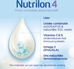 Nutrilon 4 Dreumesmelk – Flesvoeding Vanaf 1 Jaar – 800g -Zuigelingenvoeding 1200x1112