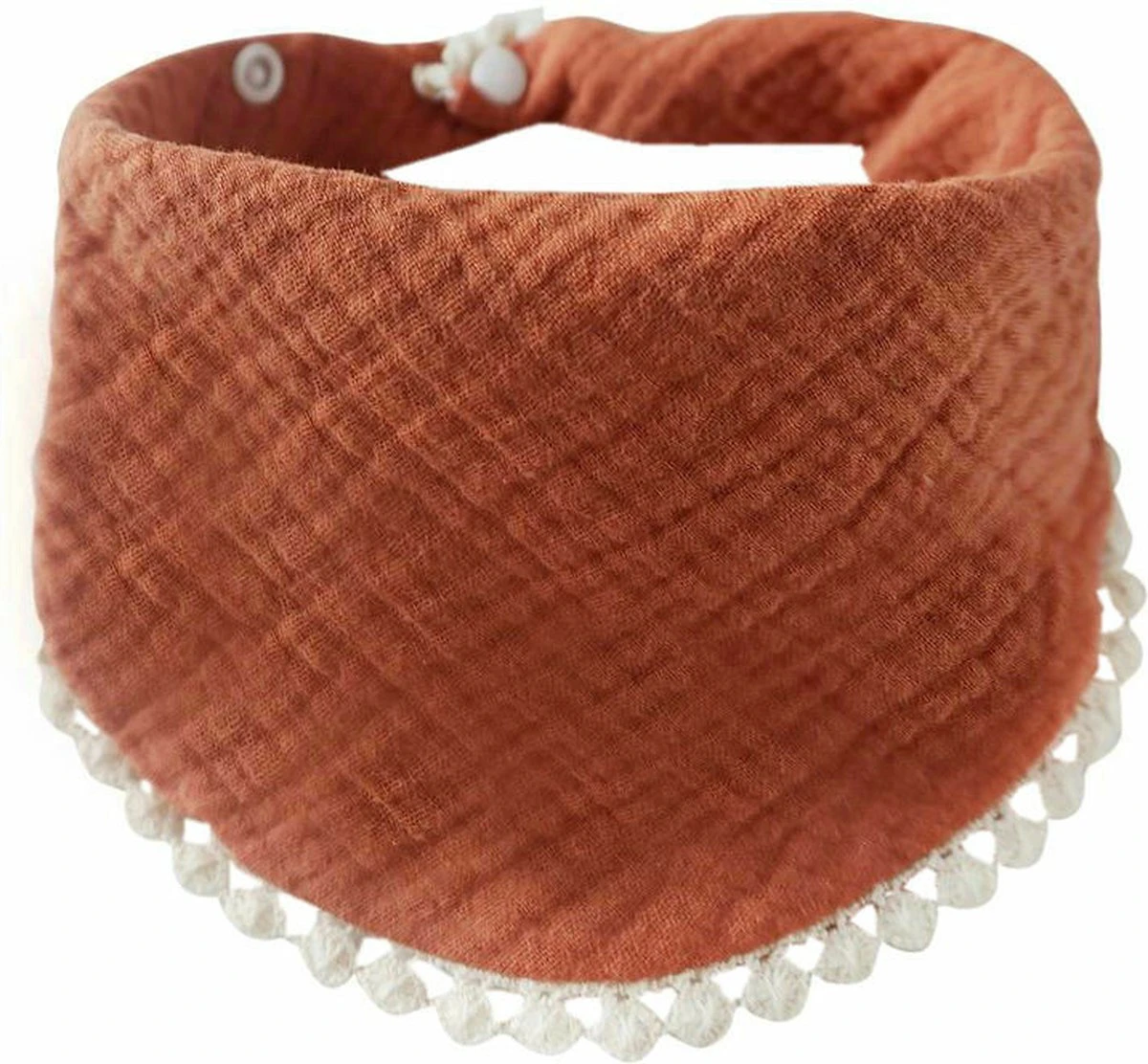 MINIIYOU - 6 Stuks - Hydrofiele Bandana Slabbetjes Meisje Franjes - Roze Geel - Beige 7 MINIIYOU - 6 Stuks - Hydrofiele Bandana Slabbetjes Meisje Franjes - Roze Geel - Beige - Afbeelding 5