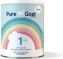 Pure Goat Company - Volledige Zuigelingenvoeding 1 - 800 Gram -Zuigelingenvoeding 1200x1123
