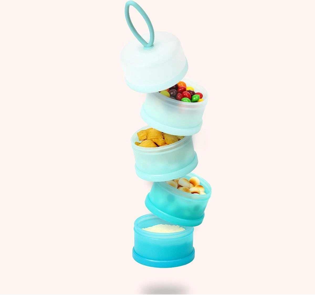 Merkloos Melkpoeder Toren - Melkpoeder Doseerdoosjes - Babyvoeding - Bewaarbakjes - Schenktuit - BPA Vrij - Meenemen En Bewaren - Dispenser - Melkpoeder - Snacks - 4 Laags - Family Favorites - Kraamcadeau - ROZE 4 Merkloos Melkpoeder Toren - Melkpoeder Doseerdoosjes - Babyvoeding - Bewaarbakjes - Schenktuit - BPA Vrij - Meenemen En Bewaren - Dispenser - Melkpoeder - Snacks - 4 Laags - Family Favorites - Kraamcadeau - ROZE - Afbeelding 2