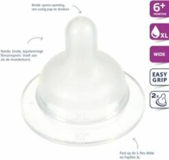 Difrax Flessenspeen Papspeen Wide/Breed - Maat XL - 2 Stuks -Zuigelingenvoeding 1200x1138 1