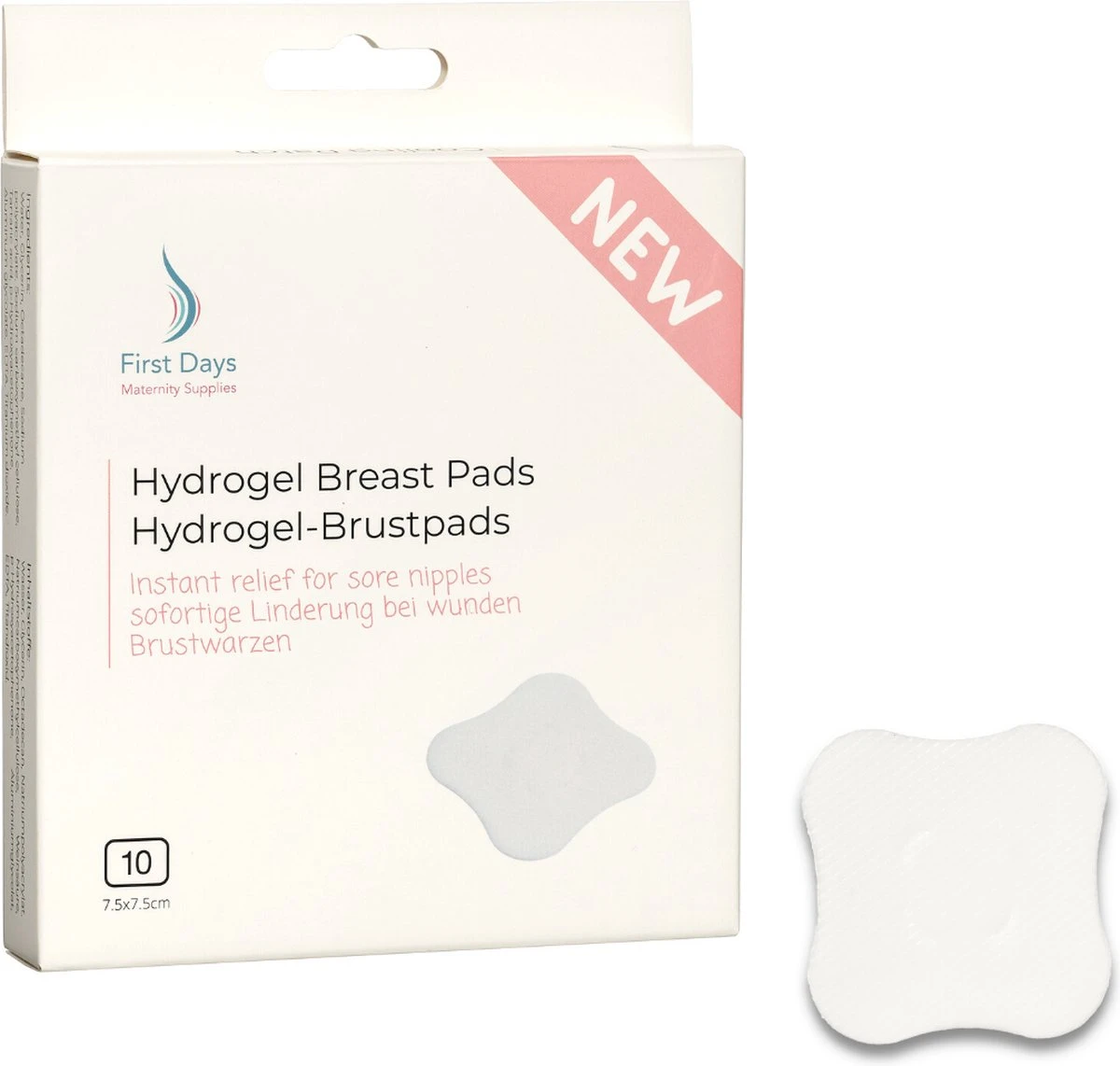 First Days Hydrogel Pads -Tepelbeschermers - 10 STUKS - Verkoeling Van Gevoelige Of Pijnlijke Tepels Helpt Bij Herstel - Direct Verkoelend Effect - Borstvoeding 7 First Days Hydrogel Pads -Tepelbeschermers - 10 STUKS - Verkoeling Van Gevoelige Of Pijnlijke Tepels Helpt Bij Herstel - Direct Verkoelend Effect - Borstvoeding - Afbeelding 5