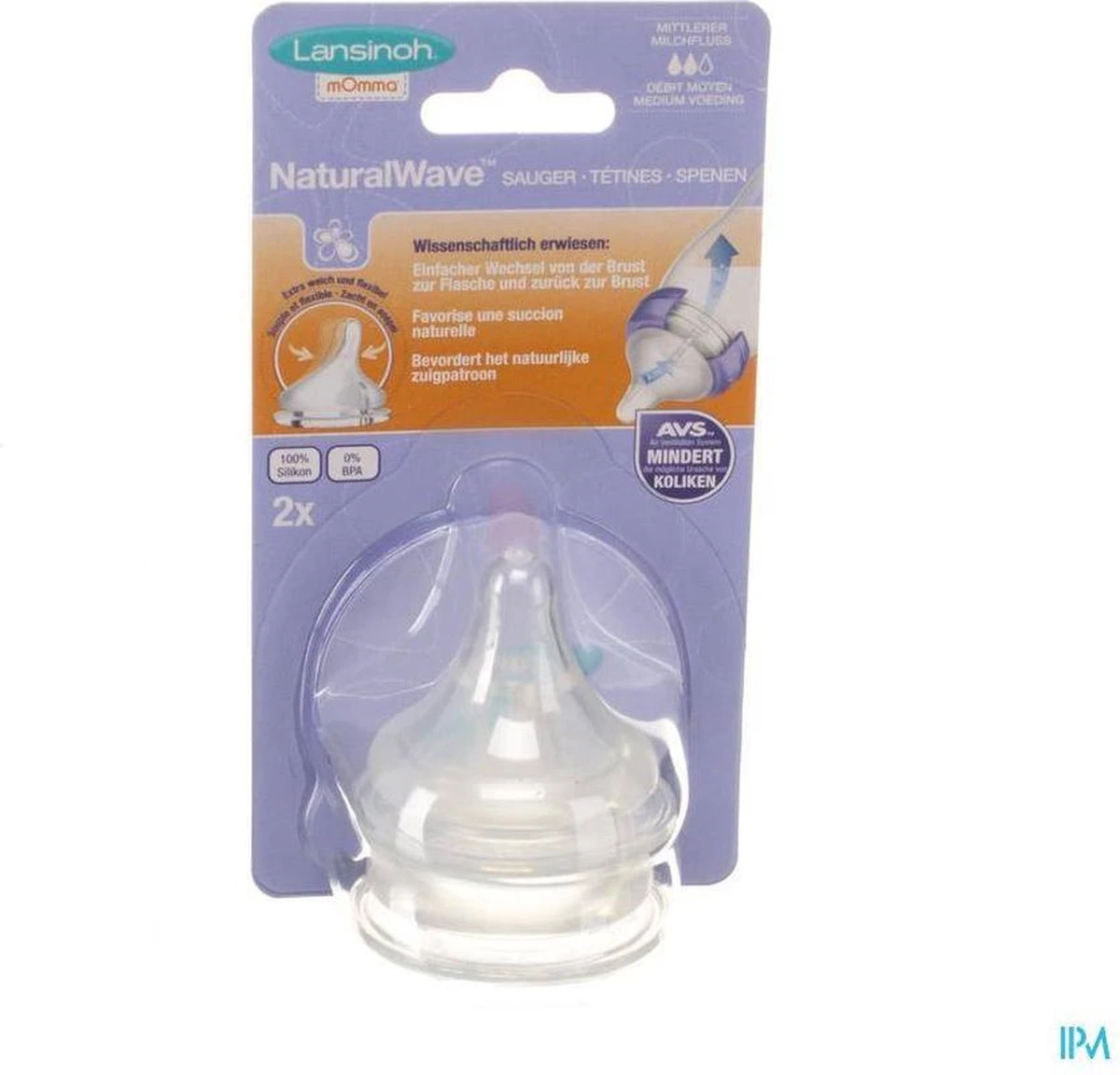 Lansinoh Natural Wave 2 Stuks Medium Speen 75950 7 Lansinoh Natural Wave 2 Stuks Medium Speen 75950 - Afbeelding 5