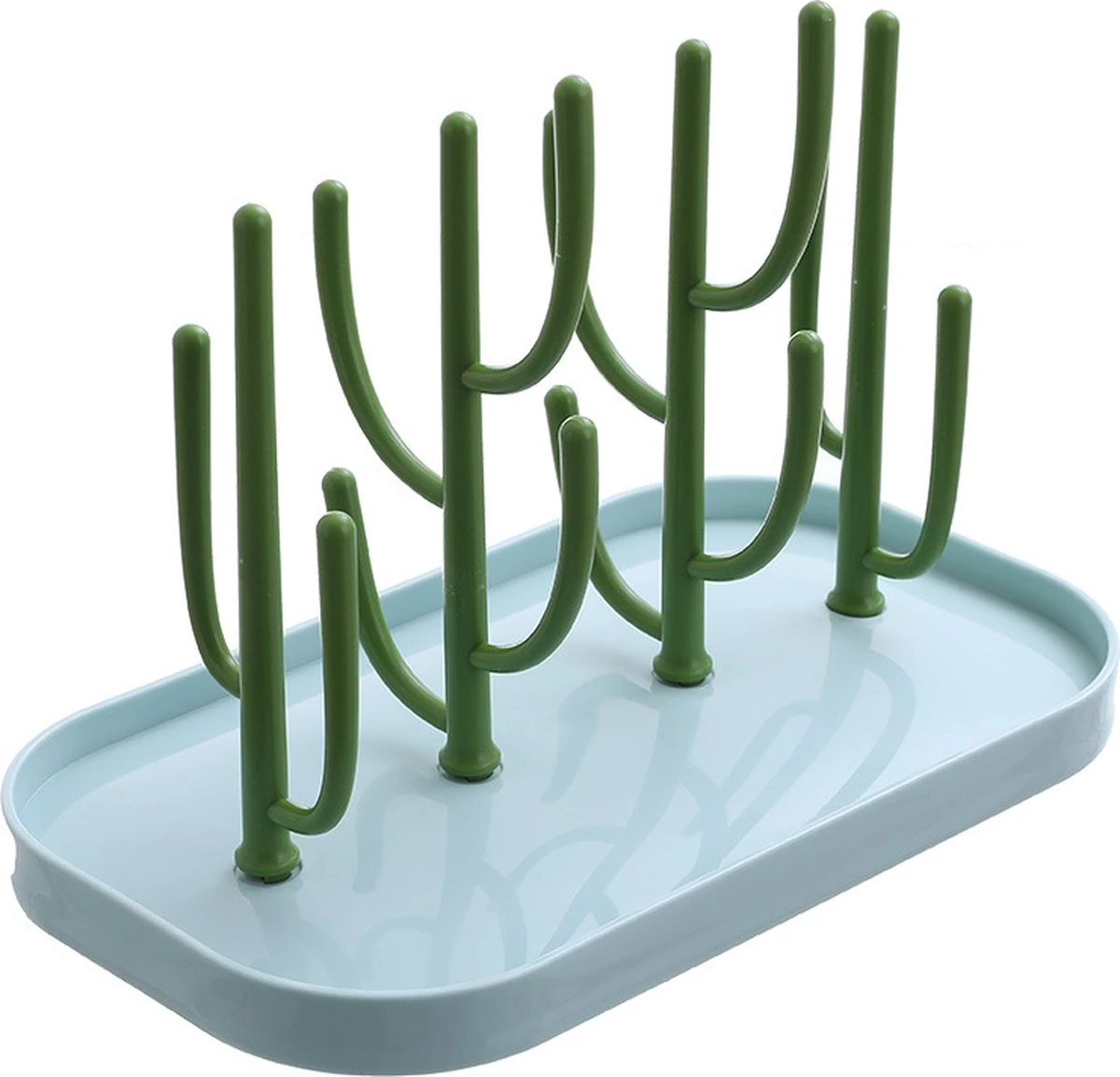 Ever Home Flessen Droogrek - Baby Flessenrek - Afdruiprek Baby - Droogrek - Drying Rack - Blauw 4 Ever Home Flessen Droogrek - Baby Flessenrek - Afdruiprek Baby - Droogrek - Drying Rack - Blauw - Afbeelding 2