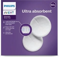 Philips Avent Wegwerp Borstkompressen - 60 Stuks 22 Philips Avent Wegwerp Borstkompressen - 60 Stuks -Zuigelingenvoeding 1200x1154 5