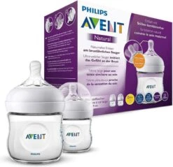 Philips Avent Natural Babyfles – SCF030/27 Babyfles (0m+) Voor Langzame Toevoer – 2 Stuks 27 Philips Avent Natural Babyfles – SCF030/27 Babyfles (0m+) Voor Langzame Toevoer – 2 Stuks -Zuigelingenvoeding 1200x1160